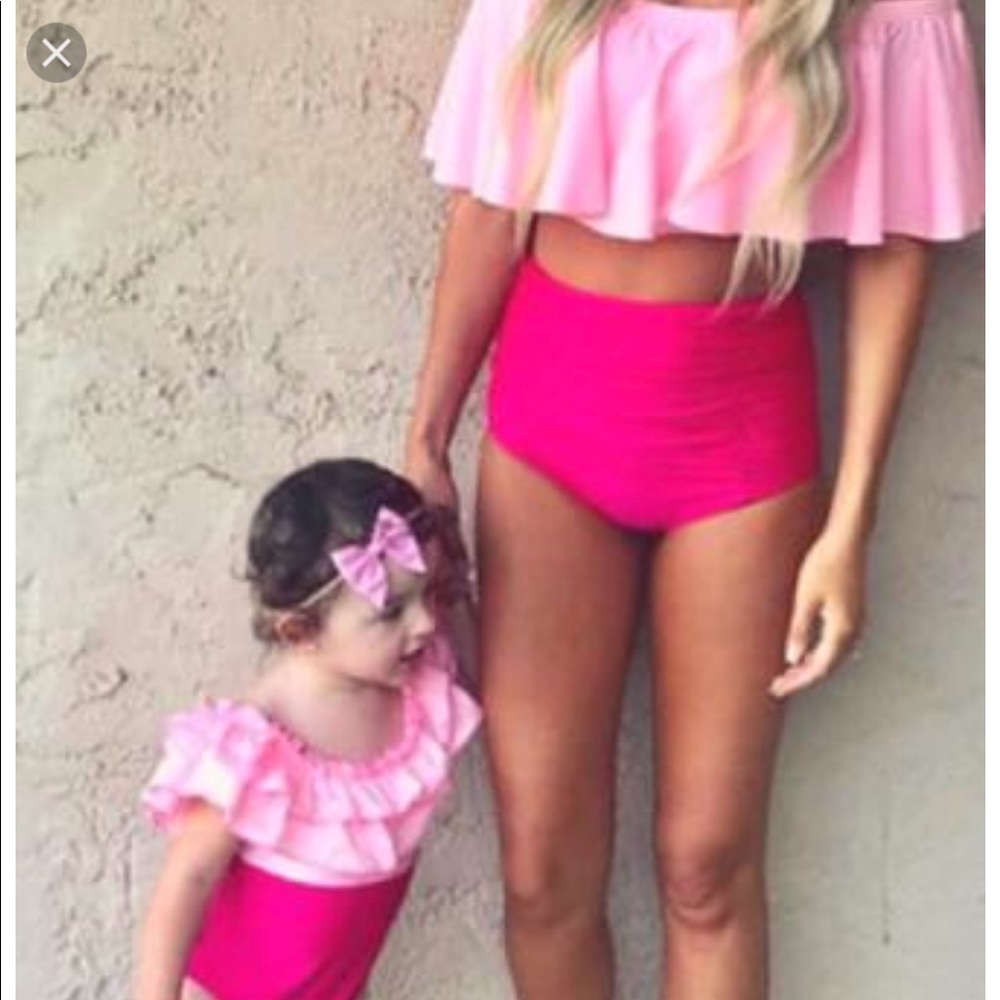 Mommy and Me matching swimsuits - Picture 3 of 3